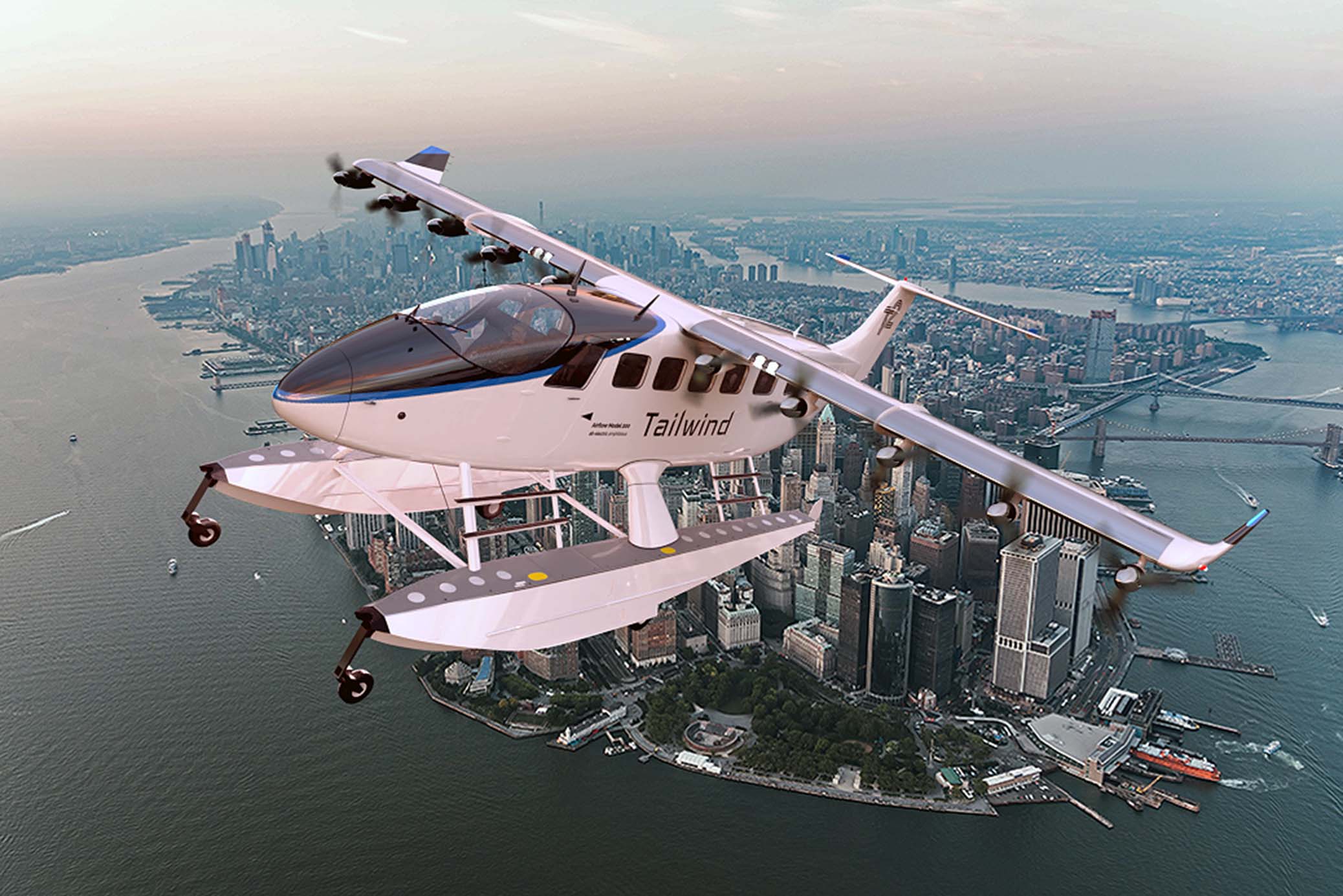 Airflow and Tailwind Air Partner on World’s First Amphibious Seaplane to Utilize Distributed Electric Propulsion