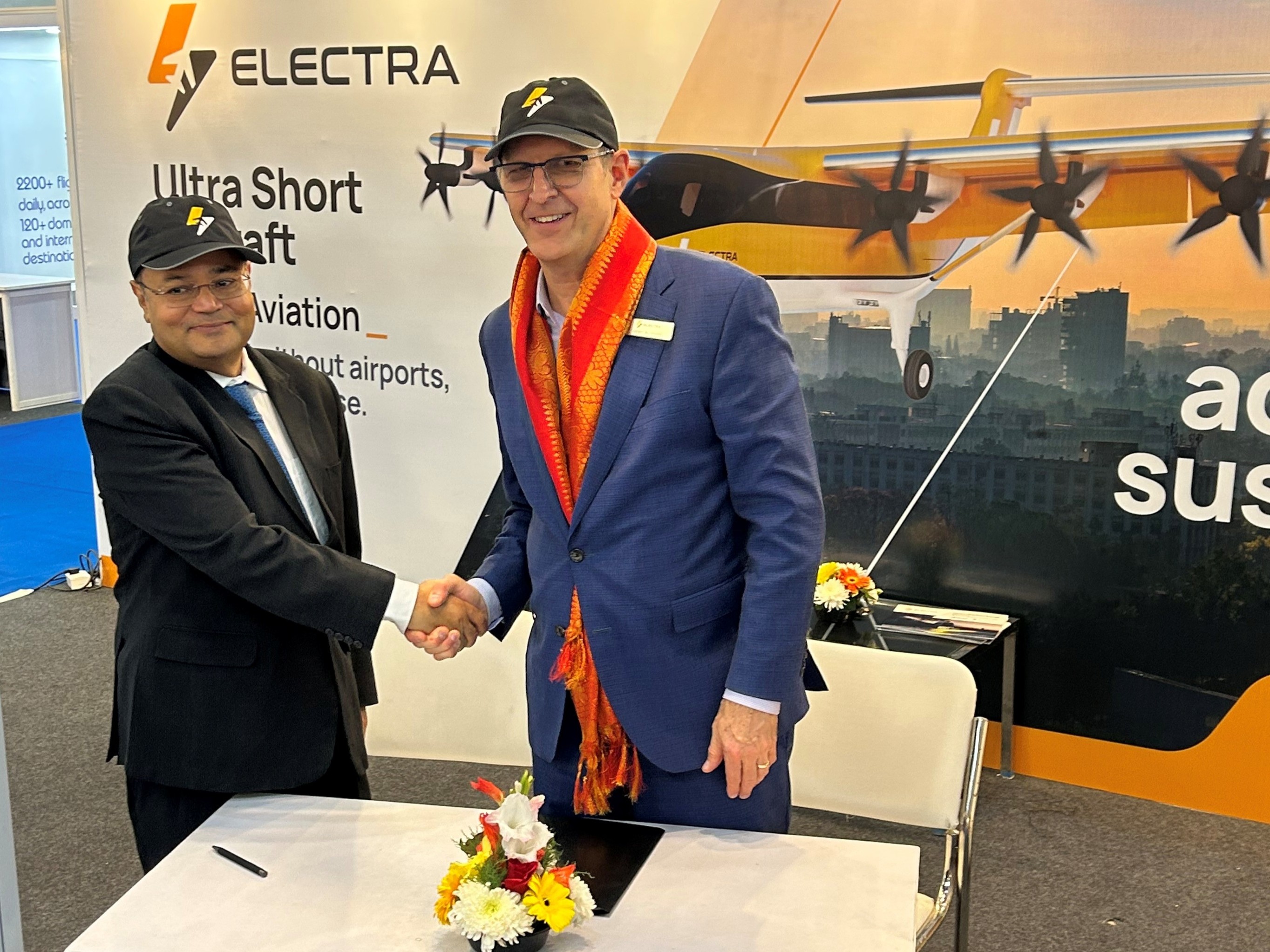 Hunch Mobility Selects Electra’s Ultra Short Hybrid-Electric Aircraft   For On-Demand Regional Air Travel Across India