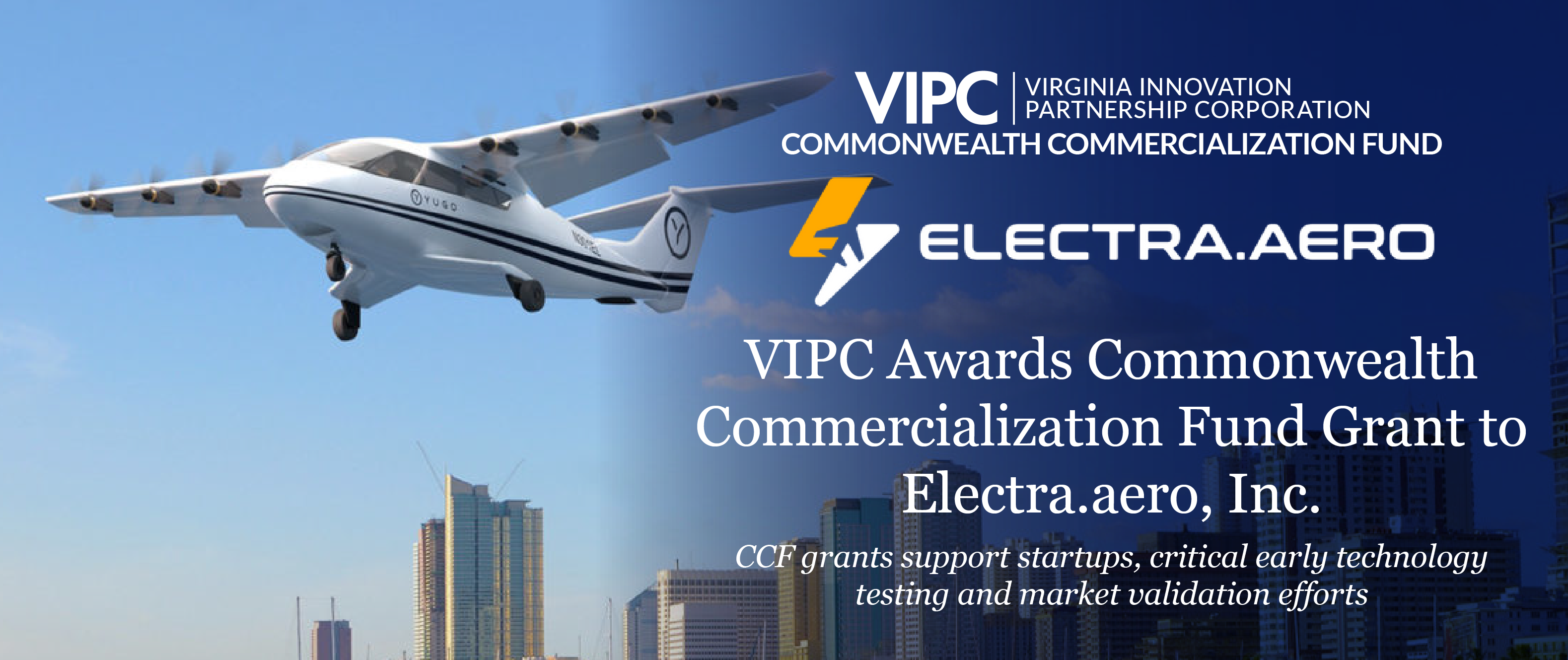 VIPC Awards Commonwealth Commercialization Fund Grant to Electra