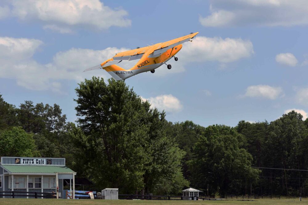 Electra's hybrid demonstrates 150ft takeoff in flight tests