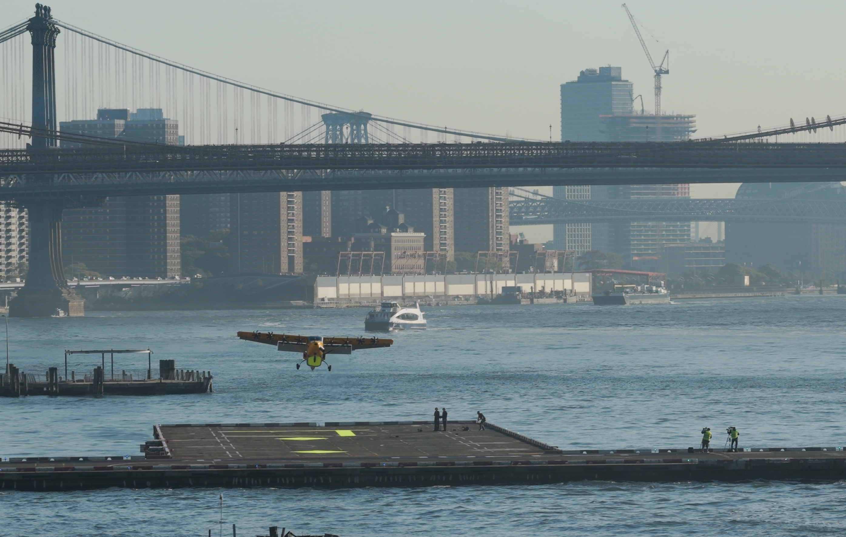No Runway Required: Electra Takes Off and Lands Ultra Short Airplane at Manhattan Heliport